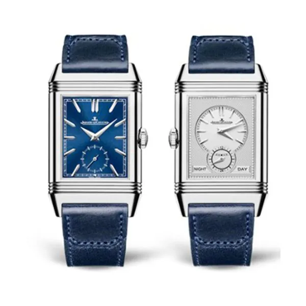 Jaeger Lecoultre Reverso Tribute Duoface Q3988482 Blue And Grey